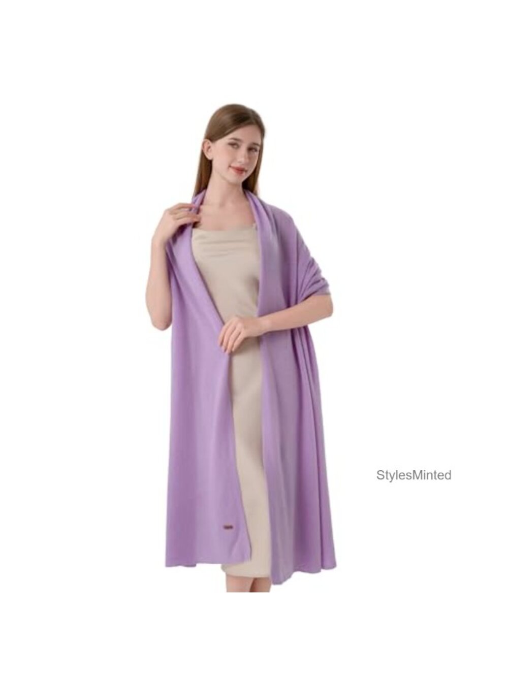 Cashmere Wool Knitted Wrap Scarf Stole Shawl Extra Large Travel Blanket Pashmina